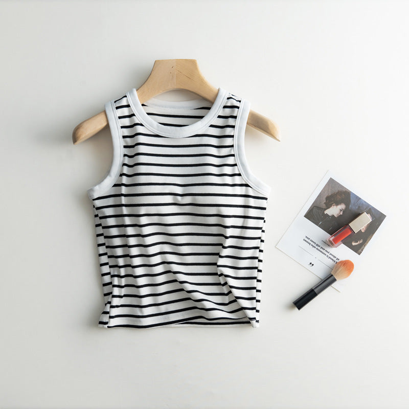 Fbella Stripe Padded Cami Top